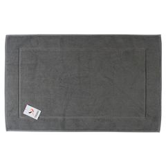 Коврик для ванной темно-серого цвета из коллекции Essential, 50х80 см, Tkano