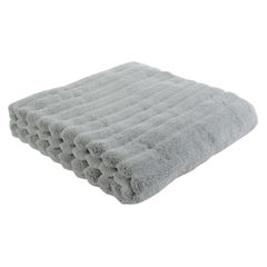 Полотенце банное Waves серого цвета из коллекции Essential, 70х140 см, Tkano