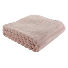 Полотенце банное Waves цвета пыльной розы из коллекции Essential, 70х140 см, Tkano