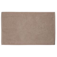 Коврик для ванной ворсовый из чесаного хлопка бежевого цвета из коллекции Essential, 50х80 см, Tkano
