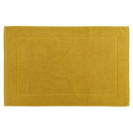 Коврик для ванной горчичного цвета из коллекции Essential, 50х80 см, Tkano