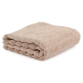 Полотенце для рук Waves бежевого цвета из коллекции Essential, 50х90 см, Tkano