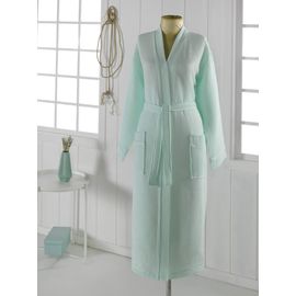 Халат вафельный кимоно, коллекция NEVA,  размер L, цвет ментол, Sofi de Marko