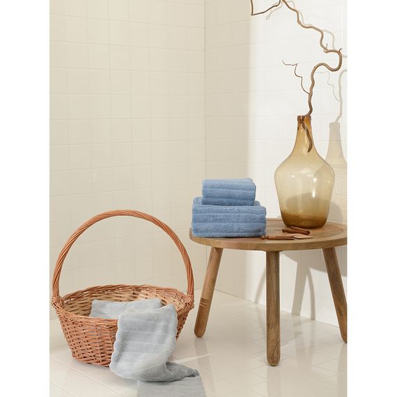 Полотенце банное Waves джинсово-синего цвета из коллекции Essential, 70х140 см, Tkano, изображение 2