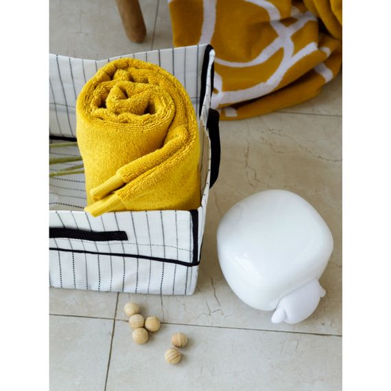 Полотенце для лица горчичного цвета из коллекции Essential, 30х50 см, Tkano, изображение 2
