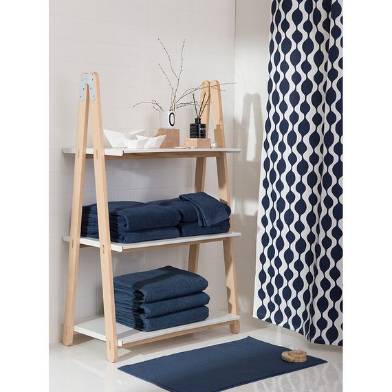 Полотенце банное темно-синего цвета из коллекции Essential, 90х150 см, Tkano, изображение 9