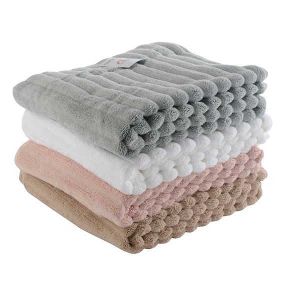 Полотенце банное Waves белого цвета из коллекции Essential, 70х140 см, Tkano, изображение 6