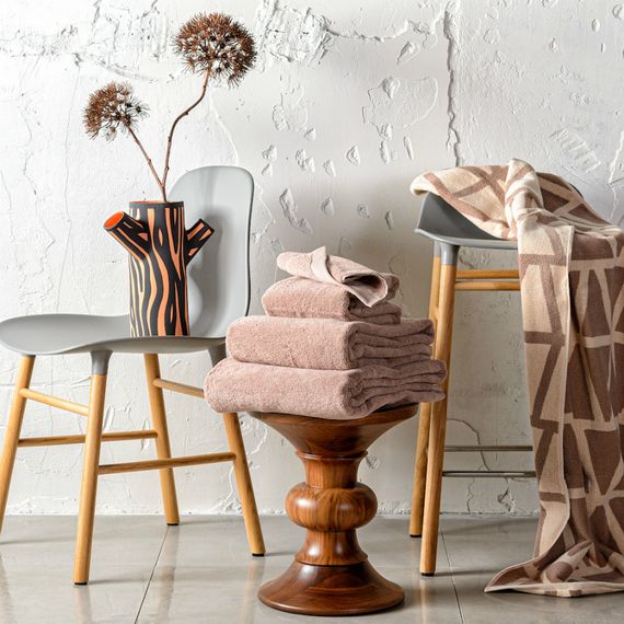 Полотенце для лица коричневого цвета из коллекции Essential, 30х30 см, Tkano, изображение 7