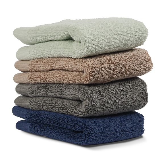 Полотенце для лица мятного цвета из коллекции Essential, 30х30 см, Tkano, изображение 7