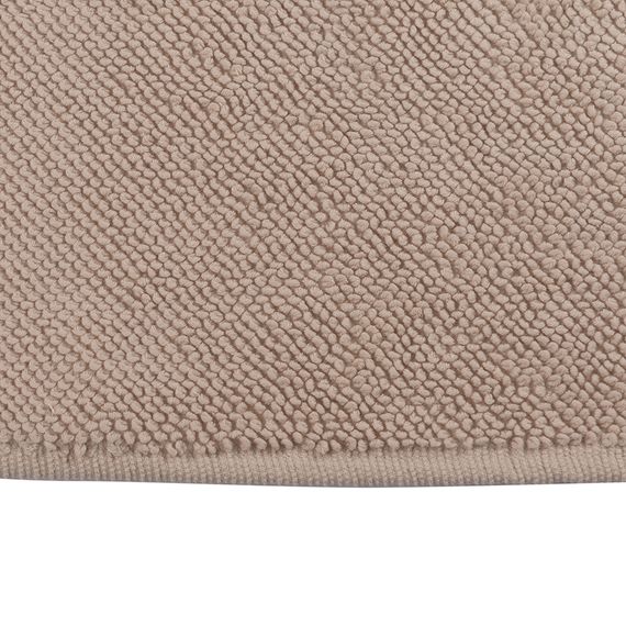 Коврик для ванной ворсовый из чесаного хлопка бежевого цвета из коллекции Essential, 50х80 см, Tkano, изображение 5