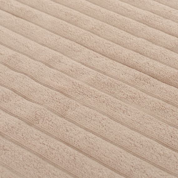 Полотенце для рук Waves бежевого цвета из коллекции Essential, 50х90 см, Tkano, изображение 4