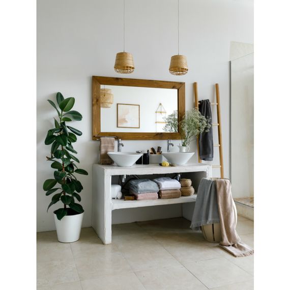 Полотенце банное с бахромой серого цвета Essential, 70х140 см, Tkano, изображение 3