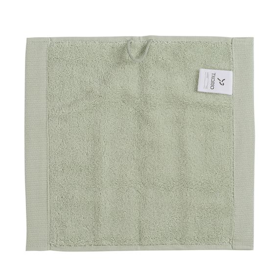 Полотенце для лица мятного цвета из коллекции Essential, 30х30 см, Tkano, изображение 6
