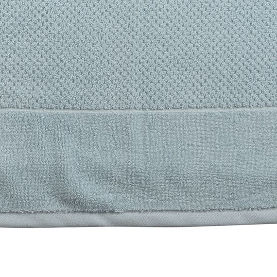 Полотенце банное фактурное голубого цвета из коллекции Essential, 90х150 см, Tkano, изображение 8