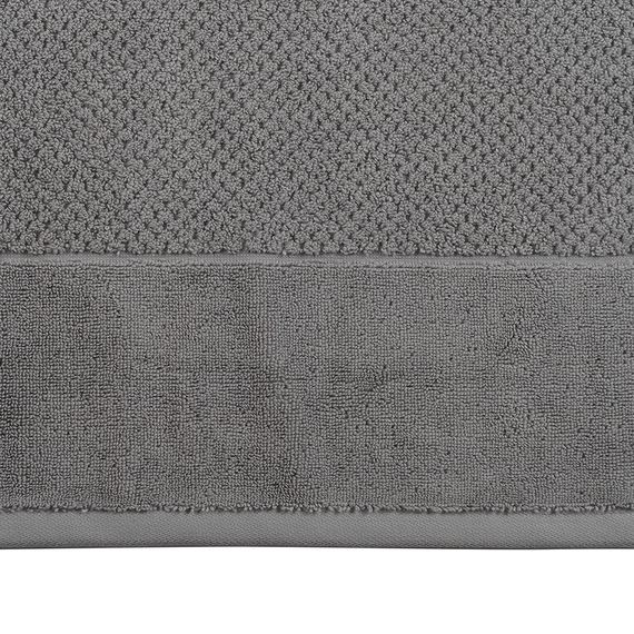 Полотенце банное фактурное серого цвета из коллекции Essential, 90х150 см, Tkano, изображение 4