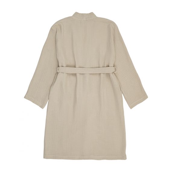 Халат из многослойного муслина бежевого цвета из коллекции Essential, размер L, Tkano, изображение 11