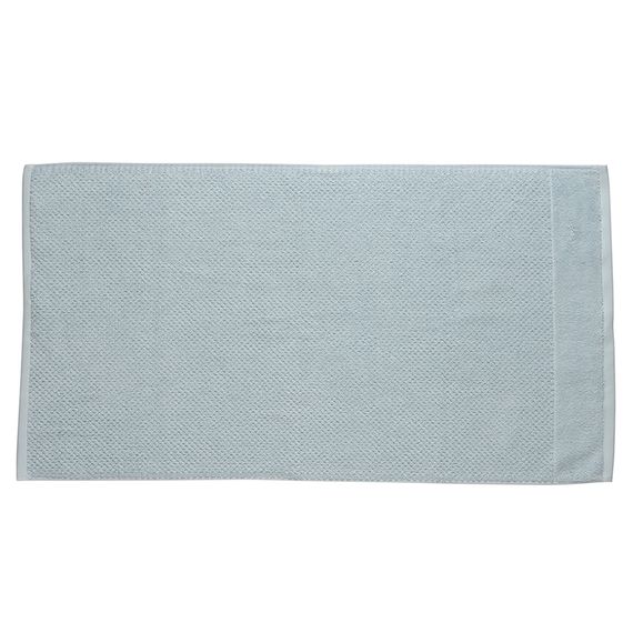 Полотенце для рук фактурное голубого цвета из коллекции Essential, 50х90 см, Tkano, изображение 3