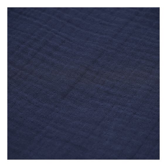 Халат из многослойного муслина темно-синего цвета из коллекции Essential, размер L, Tkano, изображение 11