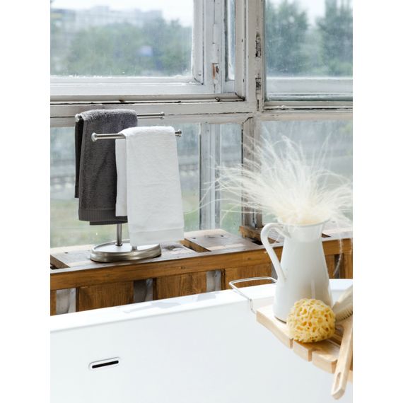 Полотенце для рук темно-серого цвета из коллекции Essential, 50х90 см, Tkano, изображение 4