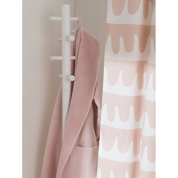 Халат банный из чесаного хлопка цвета пыльной розы из коллекции Essential, L, Tkano, изображение 3