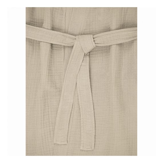 Халат из многослойного муслина бежевого цвета из коллекции Essential, размер L, Tkano, изображение 14