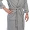 Халат банный из чесаного хлопка серого цвета из коллекции Essential, размер M, Tkano, изображение 5