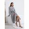 Халат из многослойного муслина серого цвета из коллекции Essential, размер S, Tkano, изображение 4